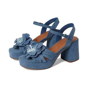 Lucky Brand Shoes Marrika Indigo Platform High Heel Sandals